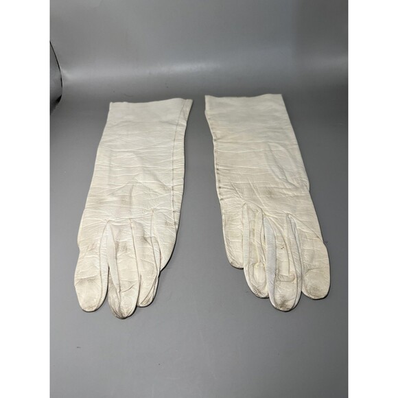 Vintage Opera Gloves Womens Medium Formal Evening 1950s - Picture 1 of 4
